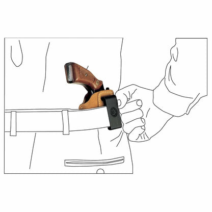 IB3 – INSIDE SUEDE BELT HOLSTER